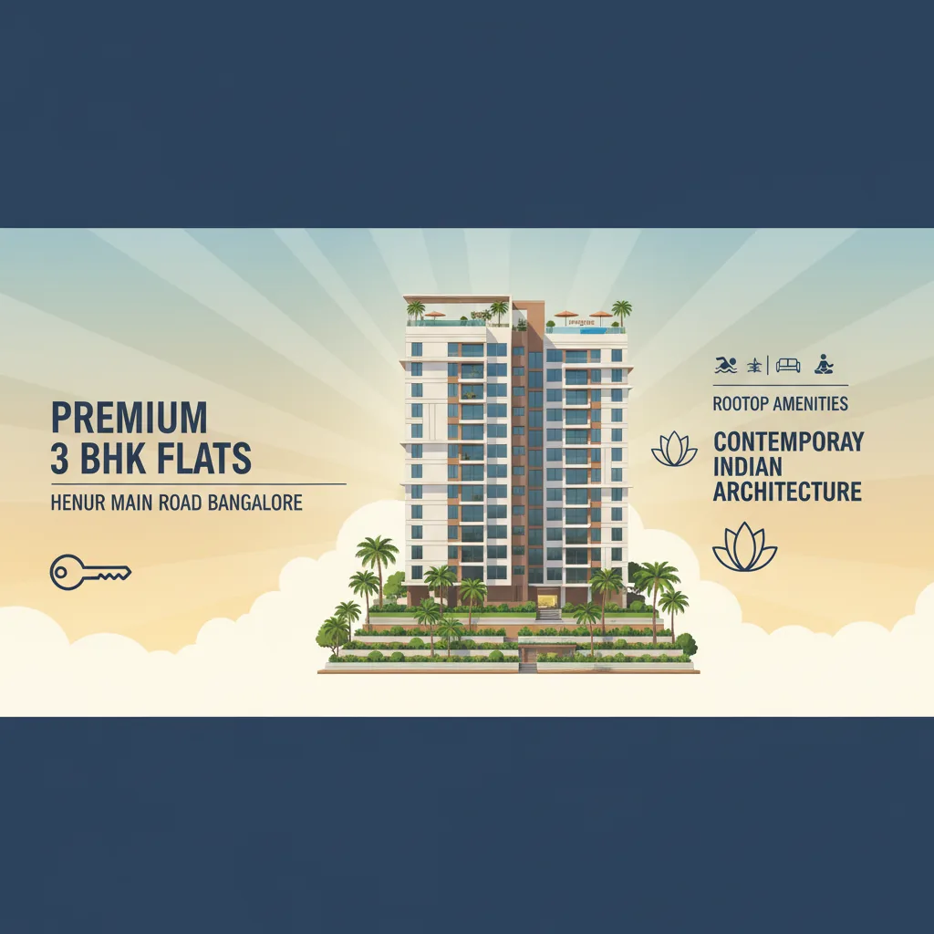 3 BHK Luxury Flats on Hennur Main Road 3 BHK Luxury Flats on Hennur Main Road