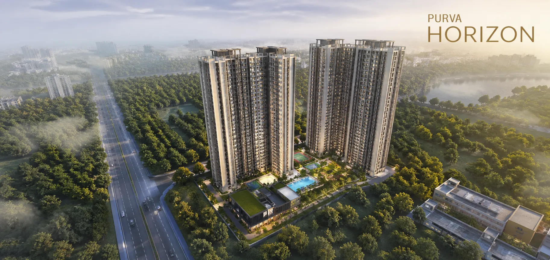 Purva Horizon Aerial View Purva Horizon Aerial View