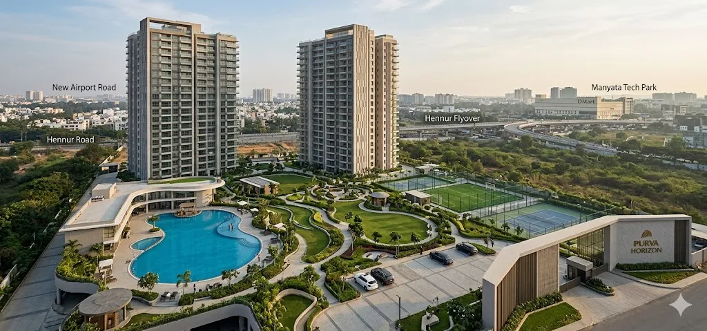 Purva Horizon Tower View Purva Horizon Tower View